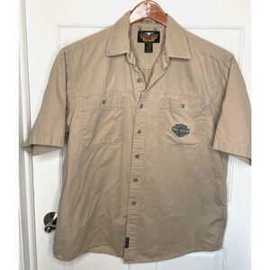 Harley-Davidson Men's Bar & Shield Garage Shirt Sz XL Short Sleeve Biker Logo